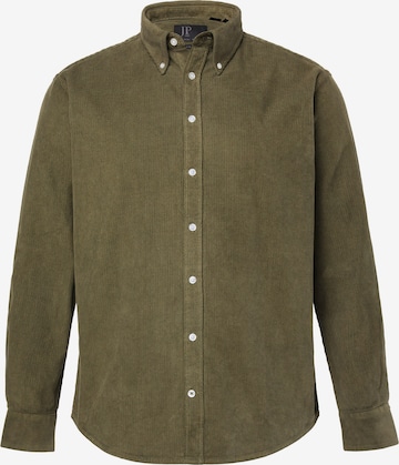 JP1880 Regular fit Button Up Shirt in Green: front
