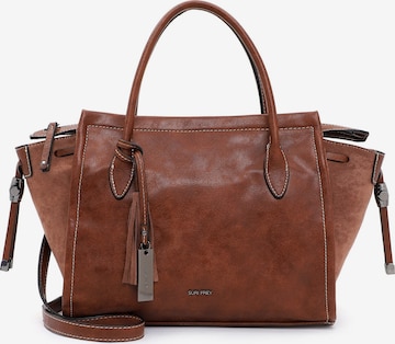 Suri Frey Handbag in Brown: front