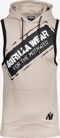 Gorilla Wear Functioneel shirt 'Loretto' in Beige: voorkant