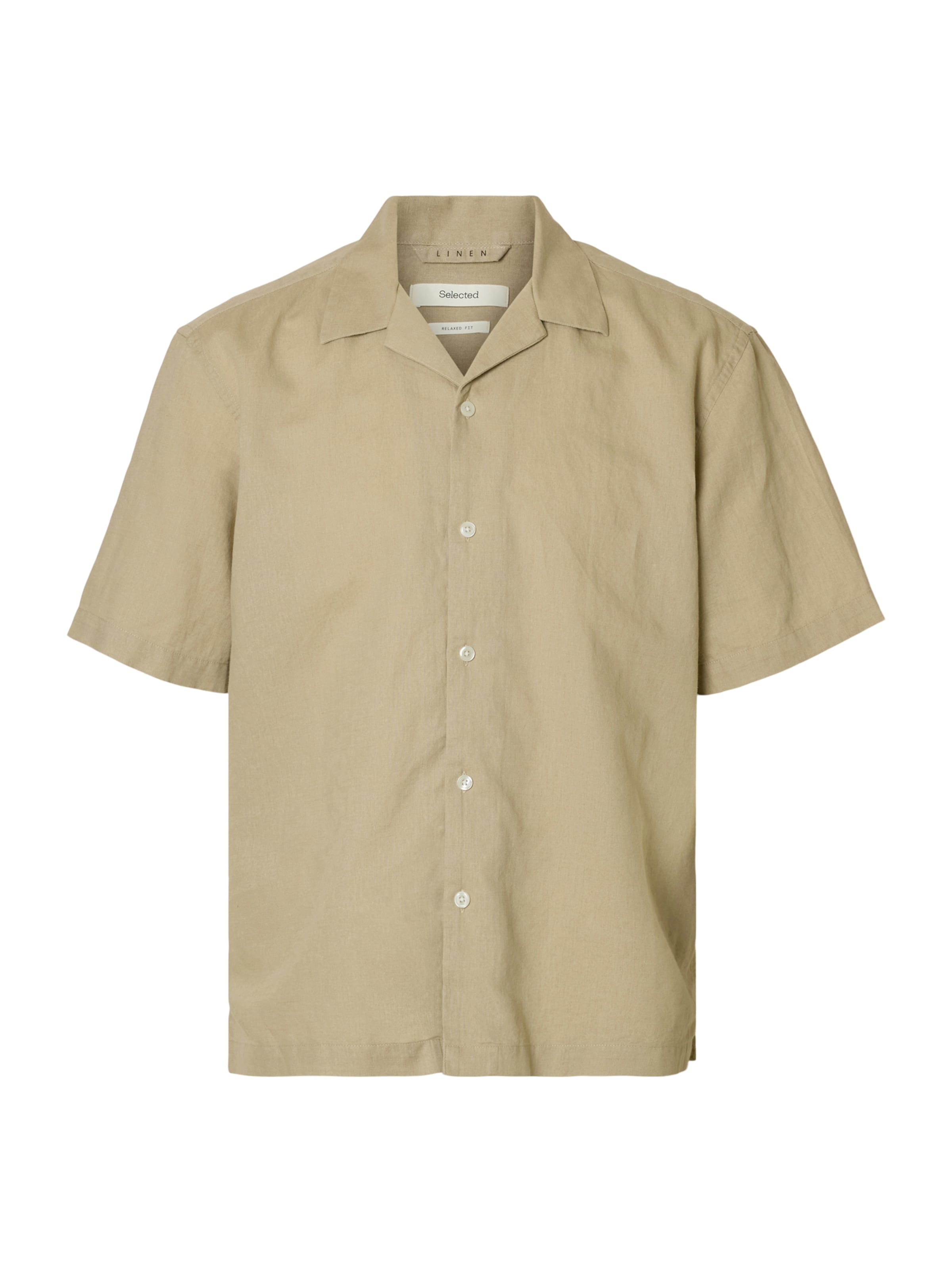 SELECTED Skjorte 'SLHClay' i beige: forside