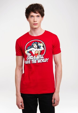 LOGOSHIRT Shirt 'Wonder Woman' in Mixed colors: front