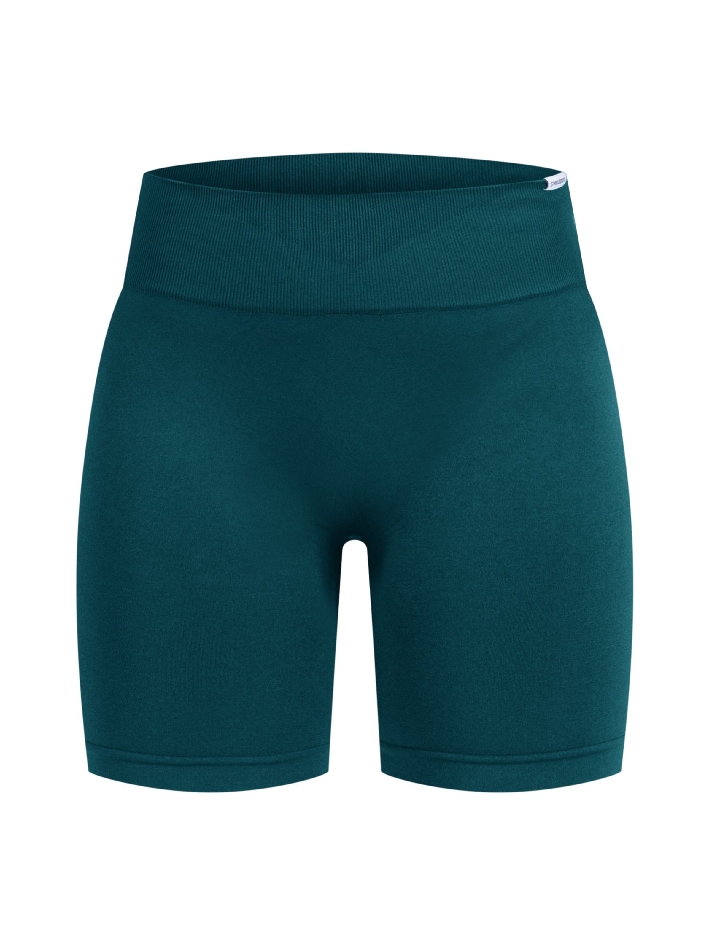 Smilodox Skinny Amaze Pro High Waist Performance Shorts in Grün: Vorderseite