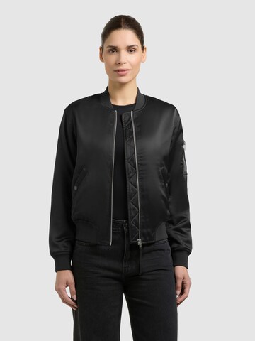 Veste mi-saison 'Beth' khujo en noir : devant