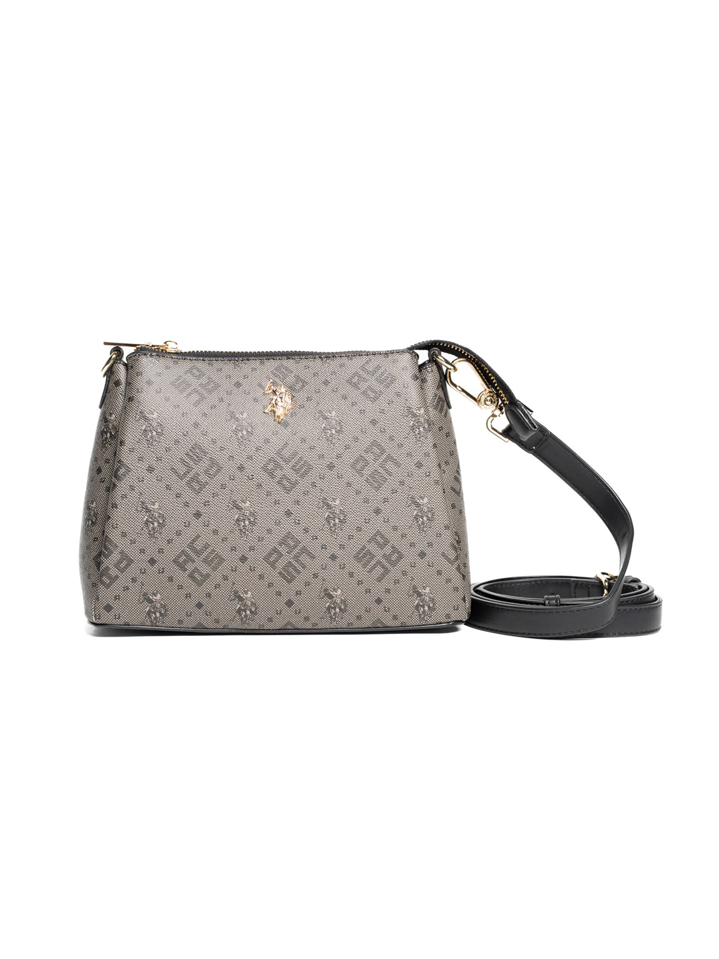 U.S. POLO ASSN. Schoudertas in Zwart: voorkant