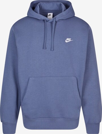 Regular fit Felpa 'Club Fleece' di Nike Sportswear in blu: frontale