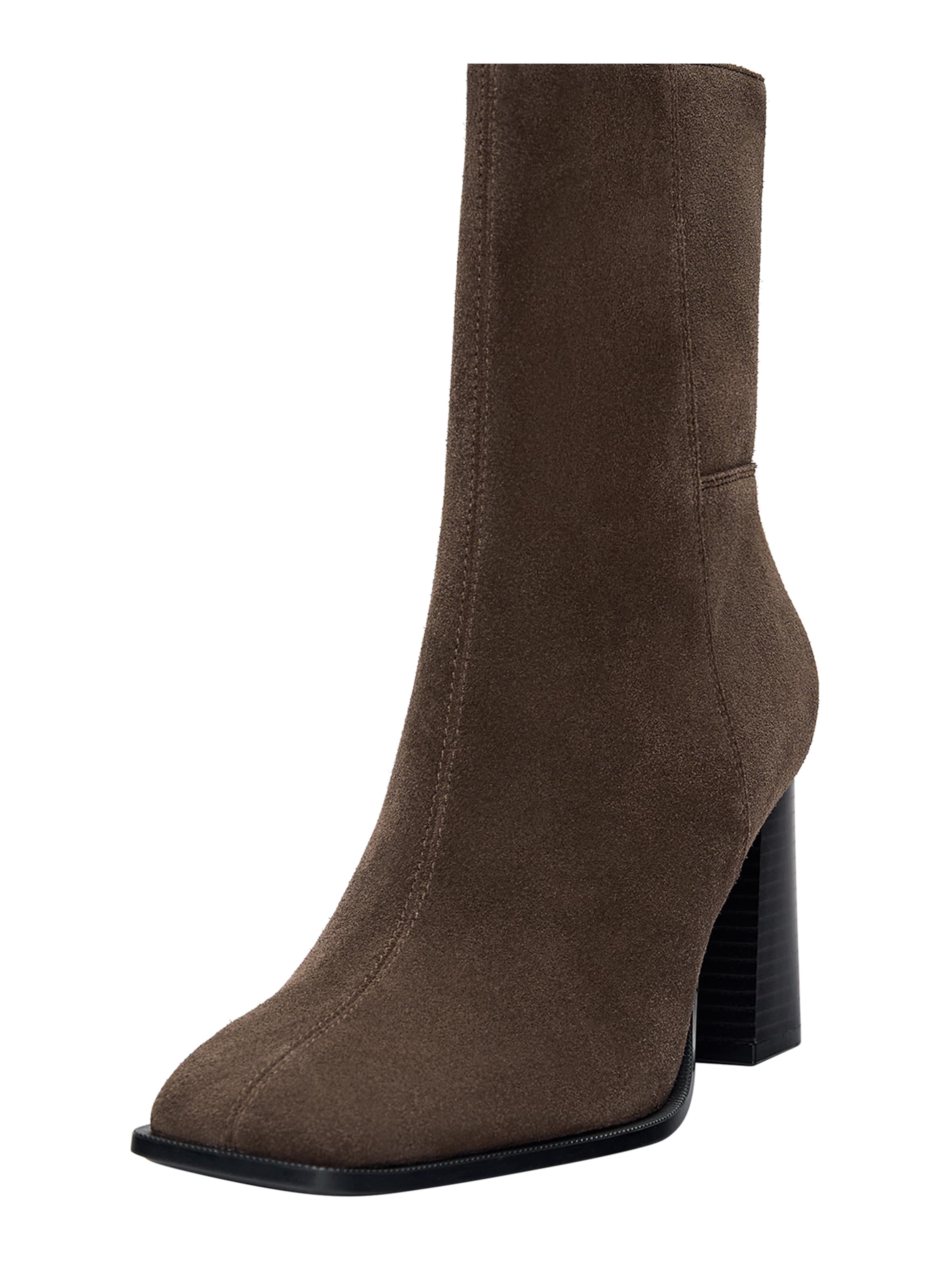 Pull&Bear Stiefelette in Grau: Vorderseite