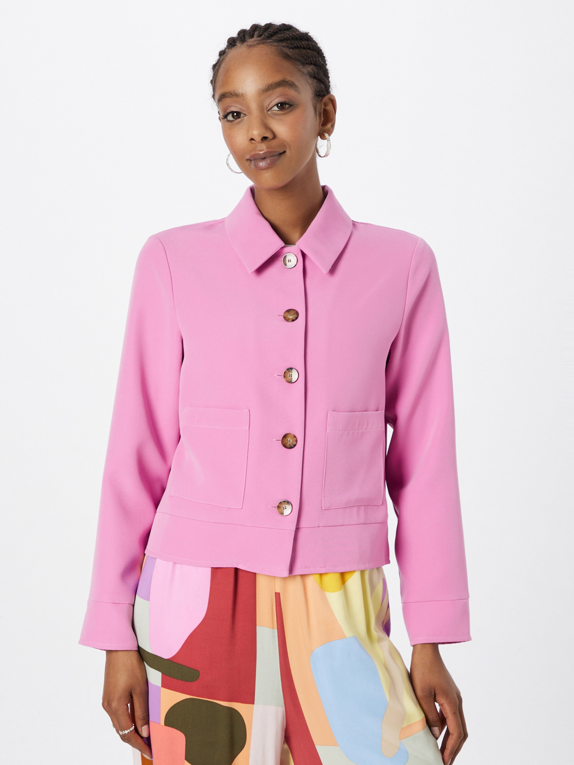 Dorothy Perkins Between season jacket in Pink ABOUT YOU