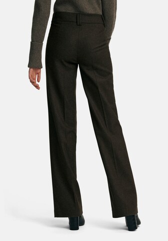 Peter Hahn Wide leg Broek in Bruin