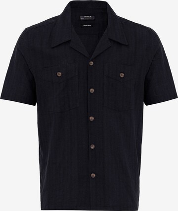 Antioch Regular fit Button Up Shirt in Black: front