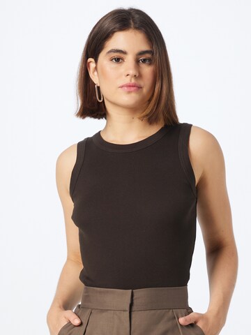 DRYKORN Top 'OLINA' in Braun: Vorderseite