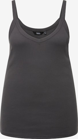 Ulla Popken Top in Black: front