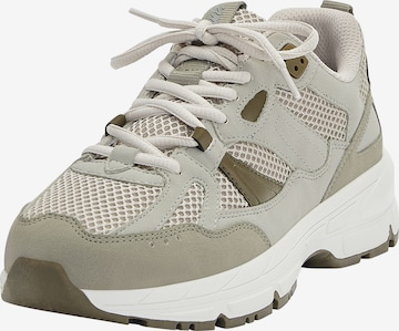 Pull&Bear Sneakers laag in Groen: voorkant