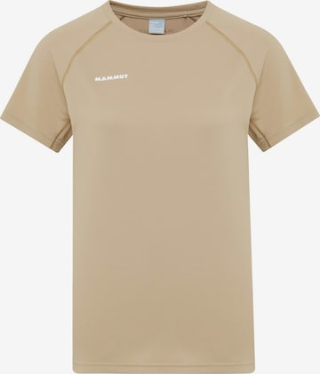 MAMMUT Performance Shirt in Beige: front