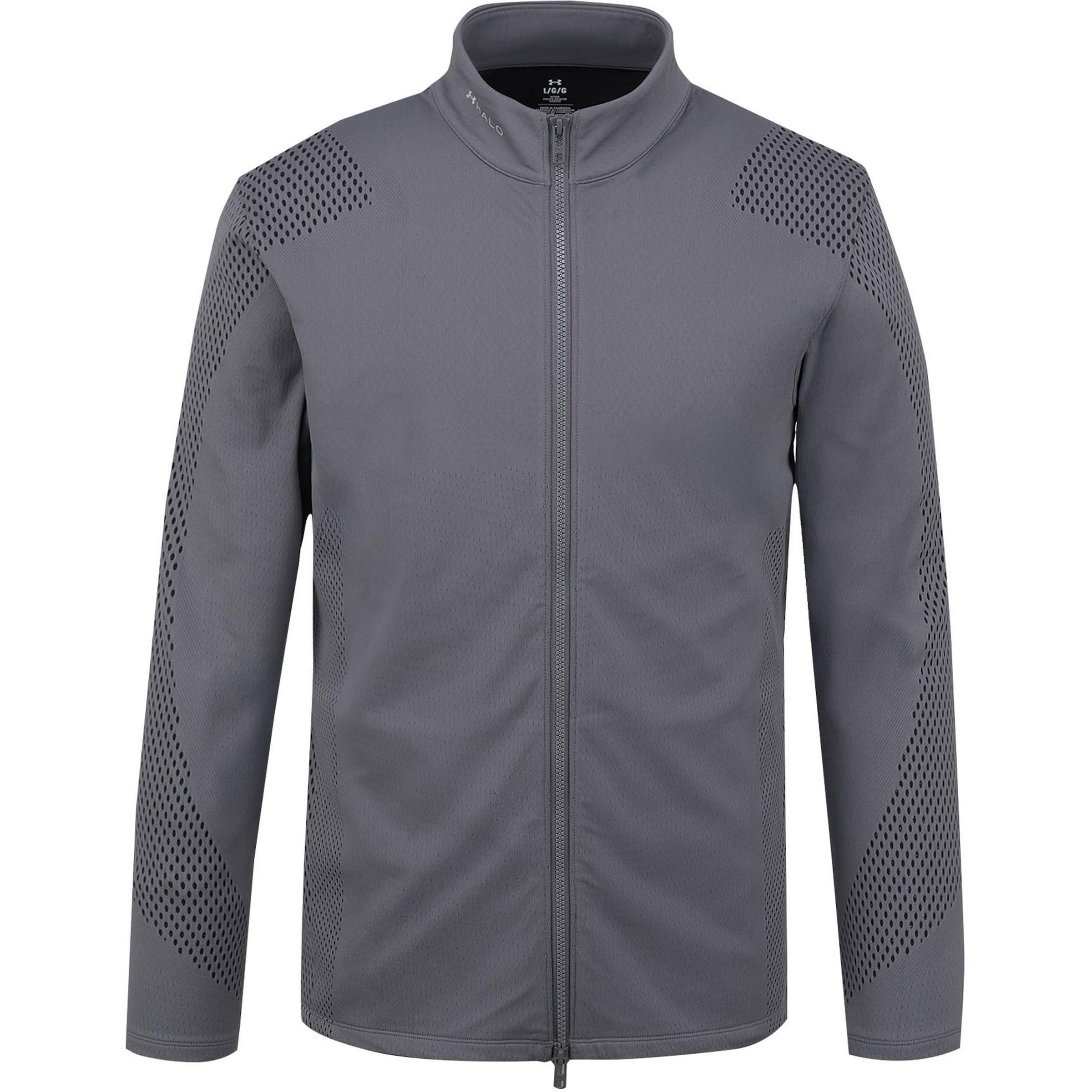 UNDER ARMOUR Athletic Jacket 'Halo Engineered' in Grey: front