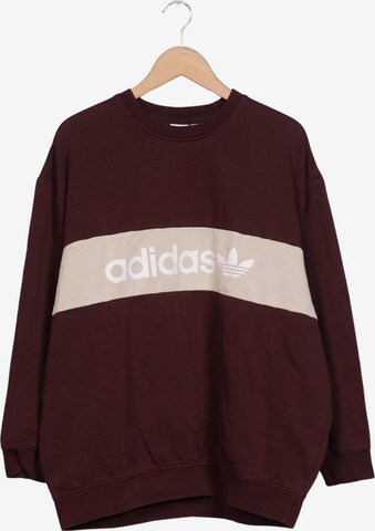 ADIDAS ORIGINALS Sweatshirt & Zip-Up Hoodie in M in Red: front