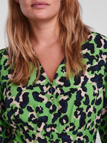 PIECES Blousejurk 'Meline Darsy' in Groen