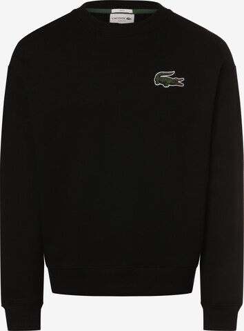 LACOSTE Sweatshirt in Black: front