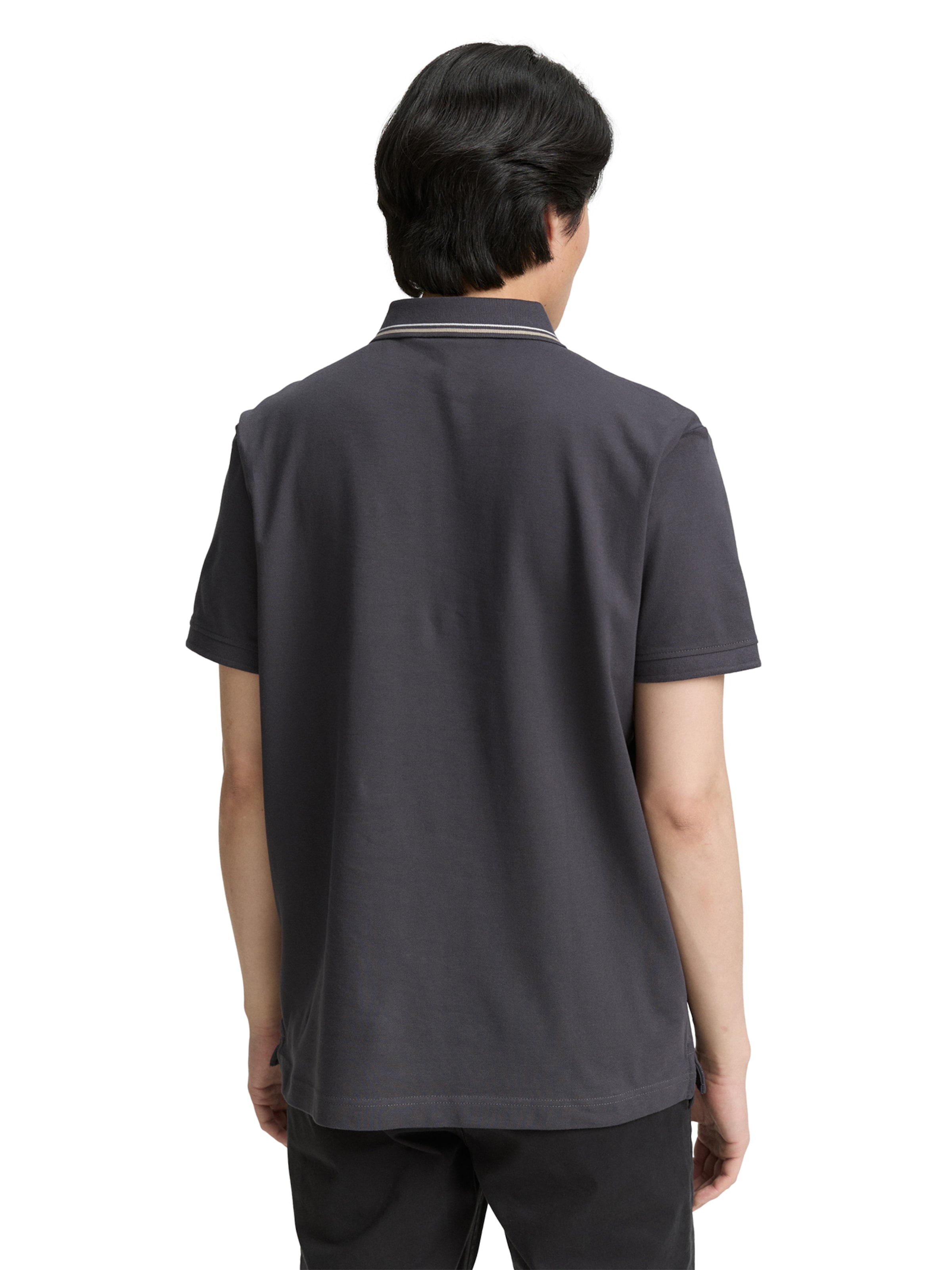 TOM TAILOR Poloshirt in Grau