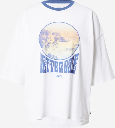 LEVI'S ® Shirt 'Graphic Drapey Tee' in royalblau / gelb / weiß, Produktansicht
