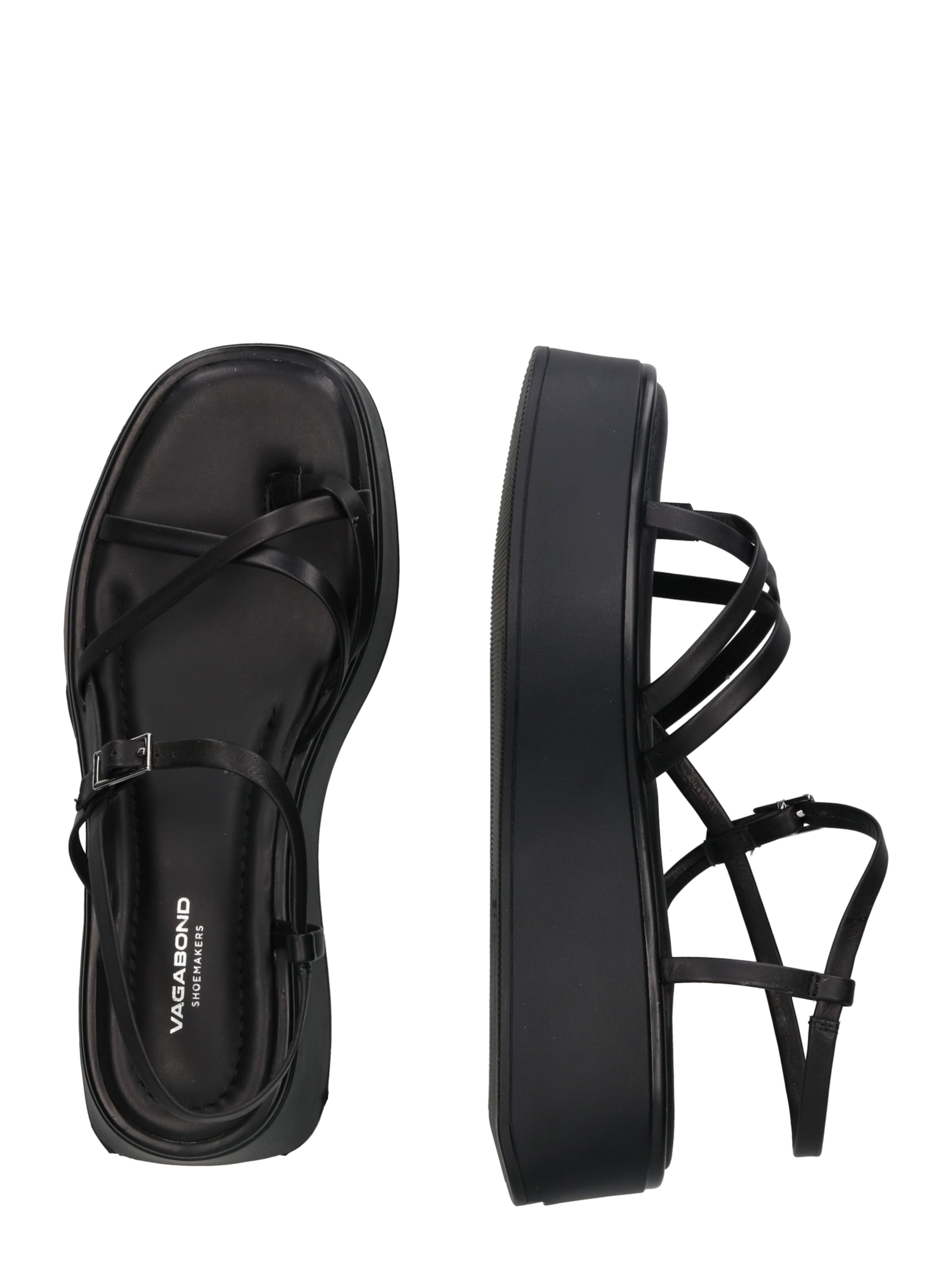 VAGABOND SHOEMAKERS - Sandálias com tiras 'Courtney' em preto