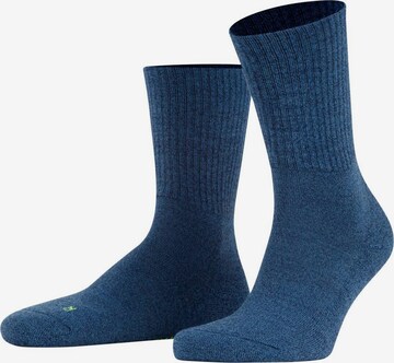 FALKE Athletic Socks in Blue: front