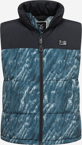 QS Bodywarmer in Blauw: voorkant