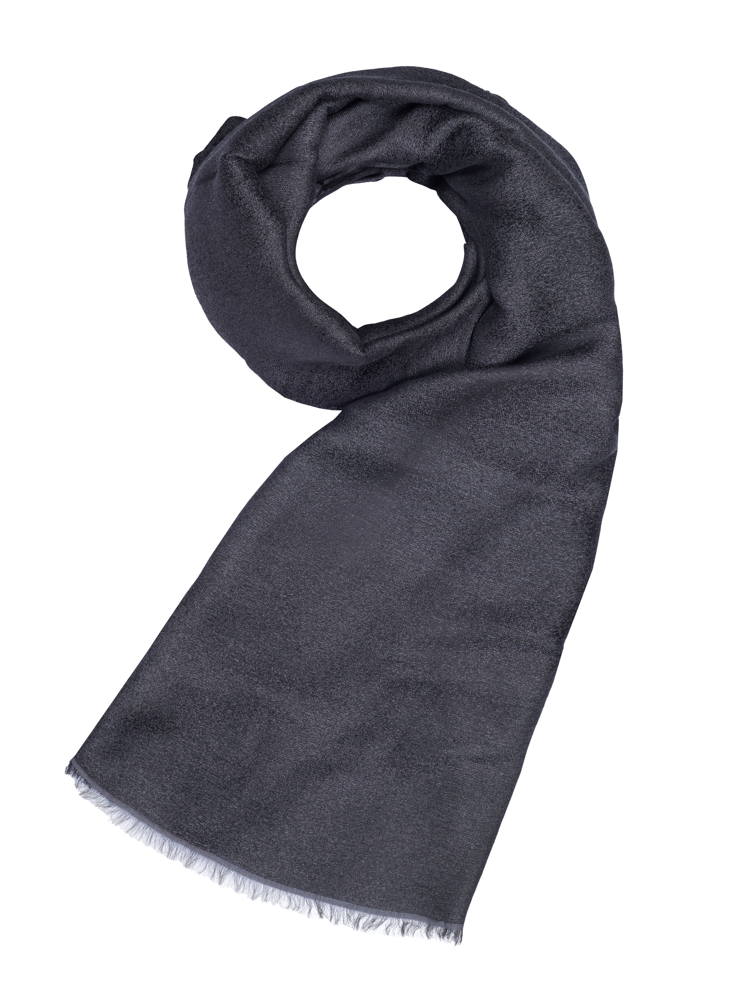 ARMANI Schal 'Emporio Armani Schal'‌‌‌ in Grau: Vorderseite