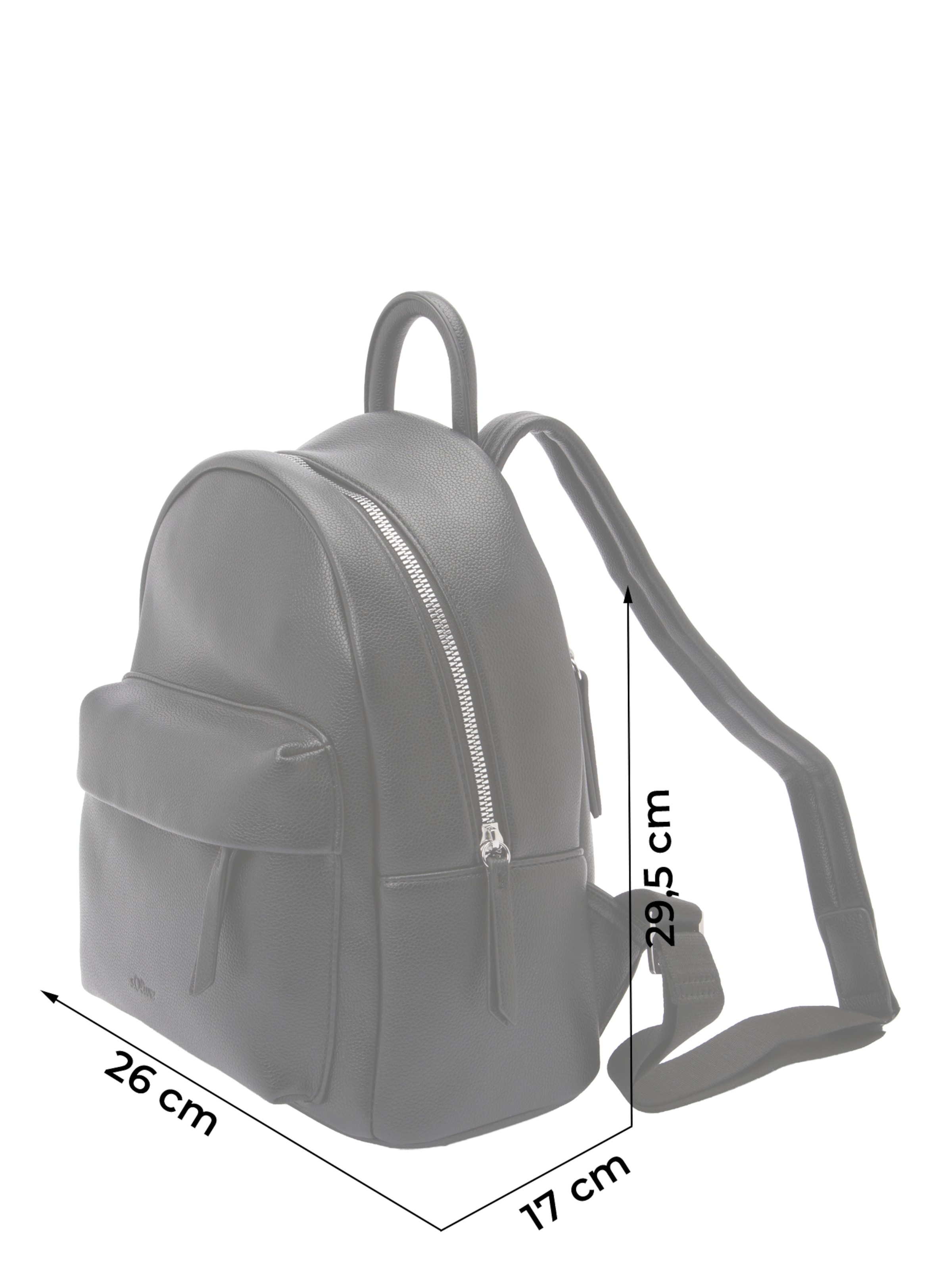 Sac à dos s.Oliver en noir : devant