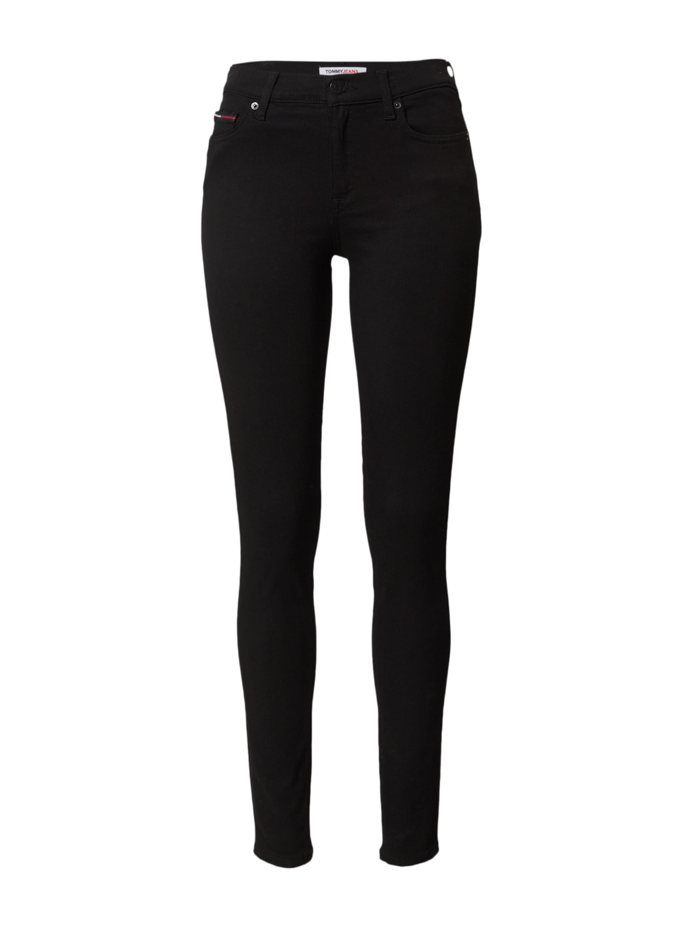 Tommy Jeans Skinny Jeans 'Nora' in Black: front