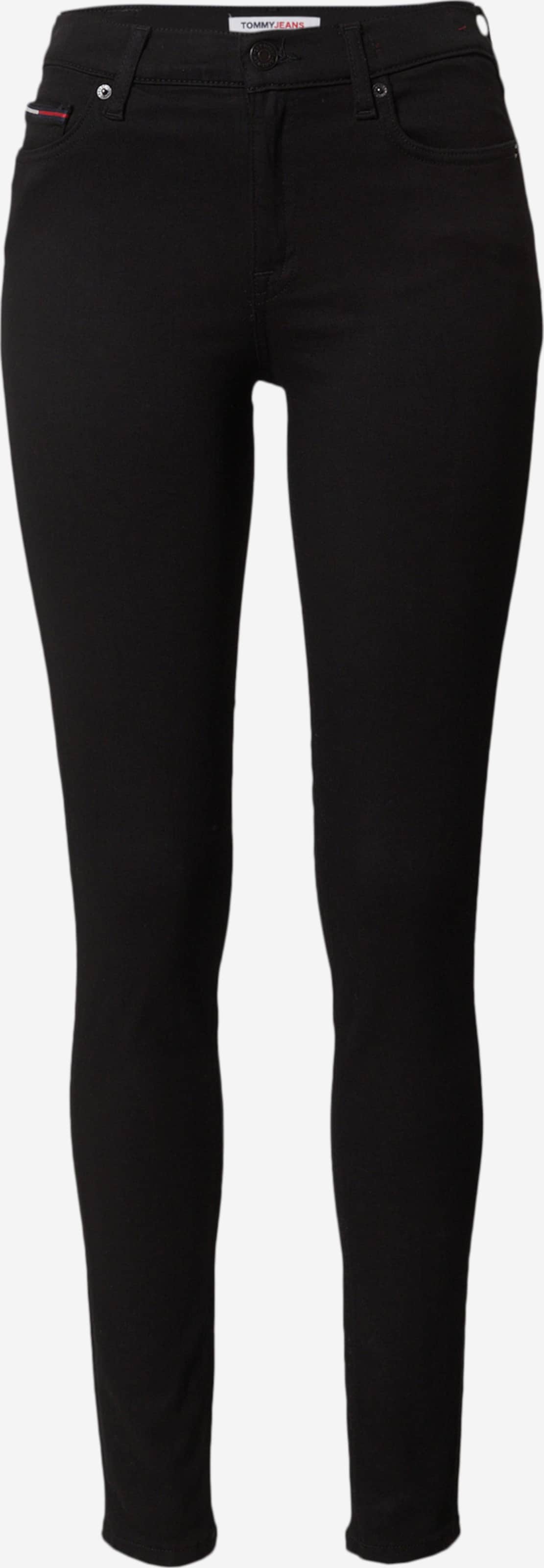 Tommy Jeans Skinny Jeans Nora in Black Denim ABOUT YOU