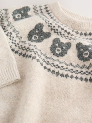 Next Sweater 'Fairisle' in Beige