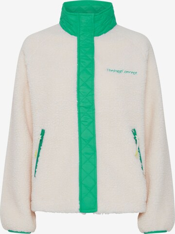 The Jogg Concept Fleece Jacket 'Berri' in White: front