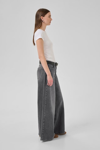My Essential Wardrobe Wide leg Jeans 'Dicte' in Grey