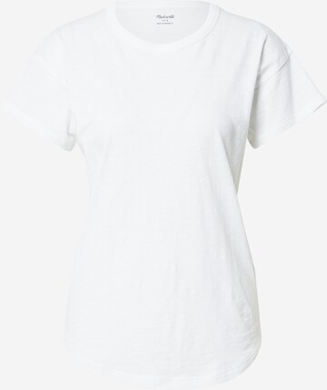 Madewell Shirt in Wit: voorkant