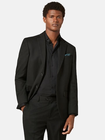 Next Regular fit Ανδρικό σακάκι σε μαύρο: μπροστά