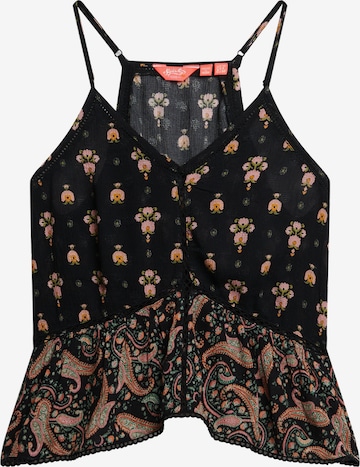 Superdry Top in Zwart: voorkant