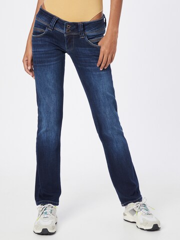 Pepe Jeans רגיל ג'ינס 'Venus' בכחול: מלפנים