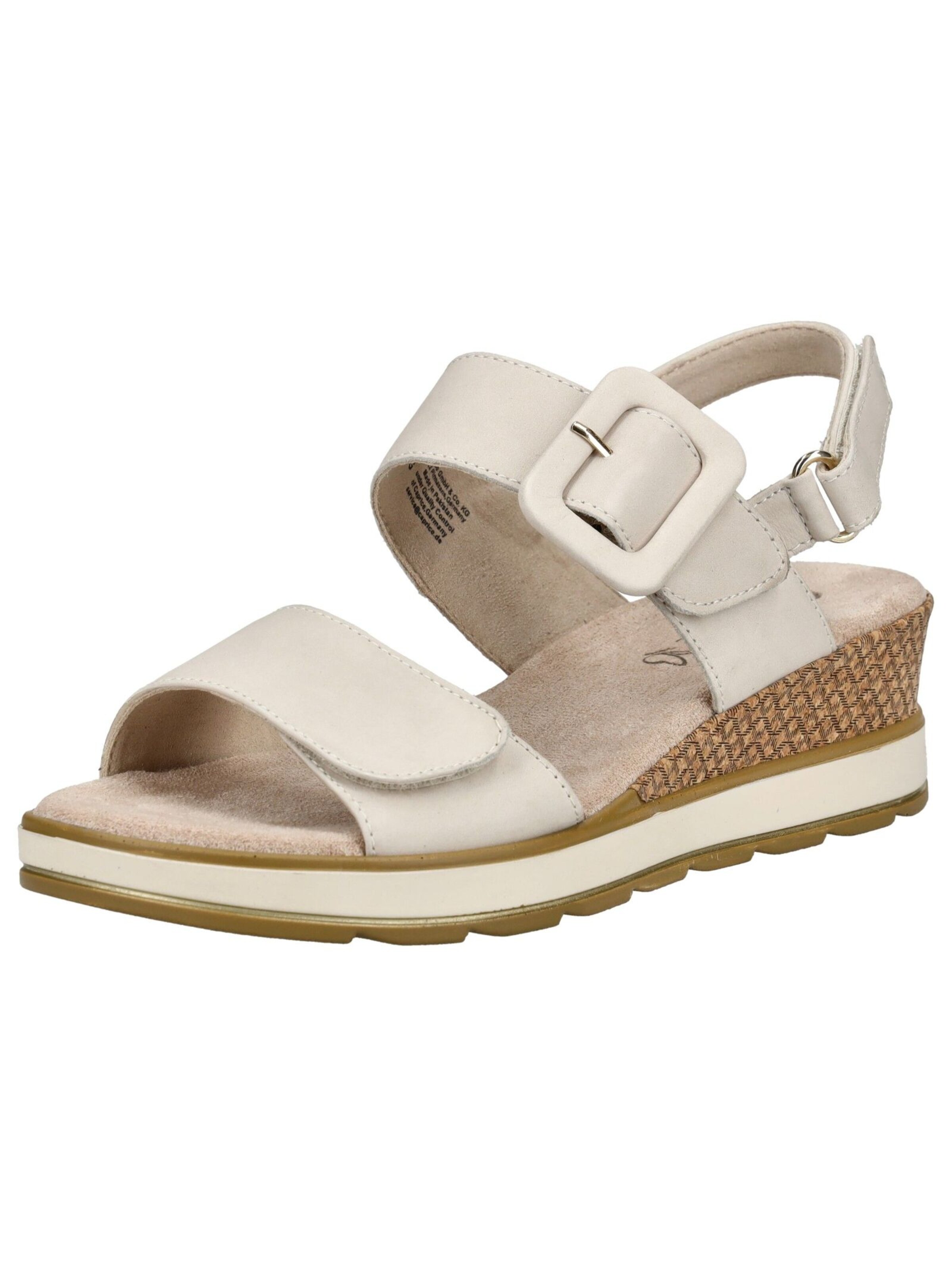 CAPRICE Sandale in wollweiß, Produktansicht