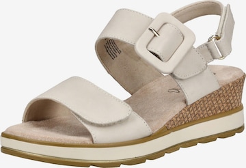 CAPRICE - Sandália em branco: frente