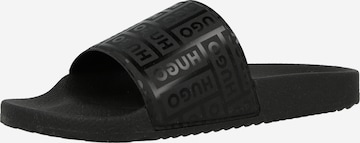 HUGO Pantolette 'Timein' in Schwarz: Vorderseite