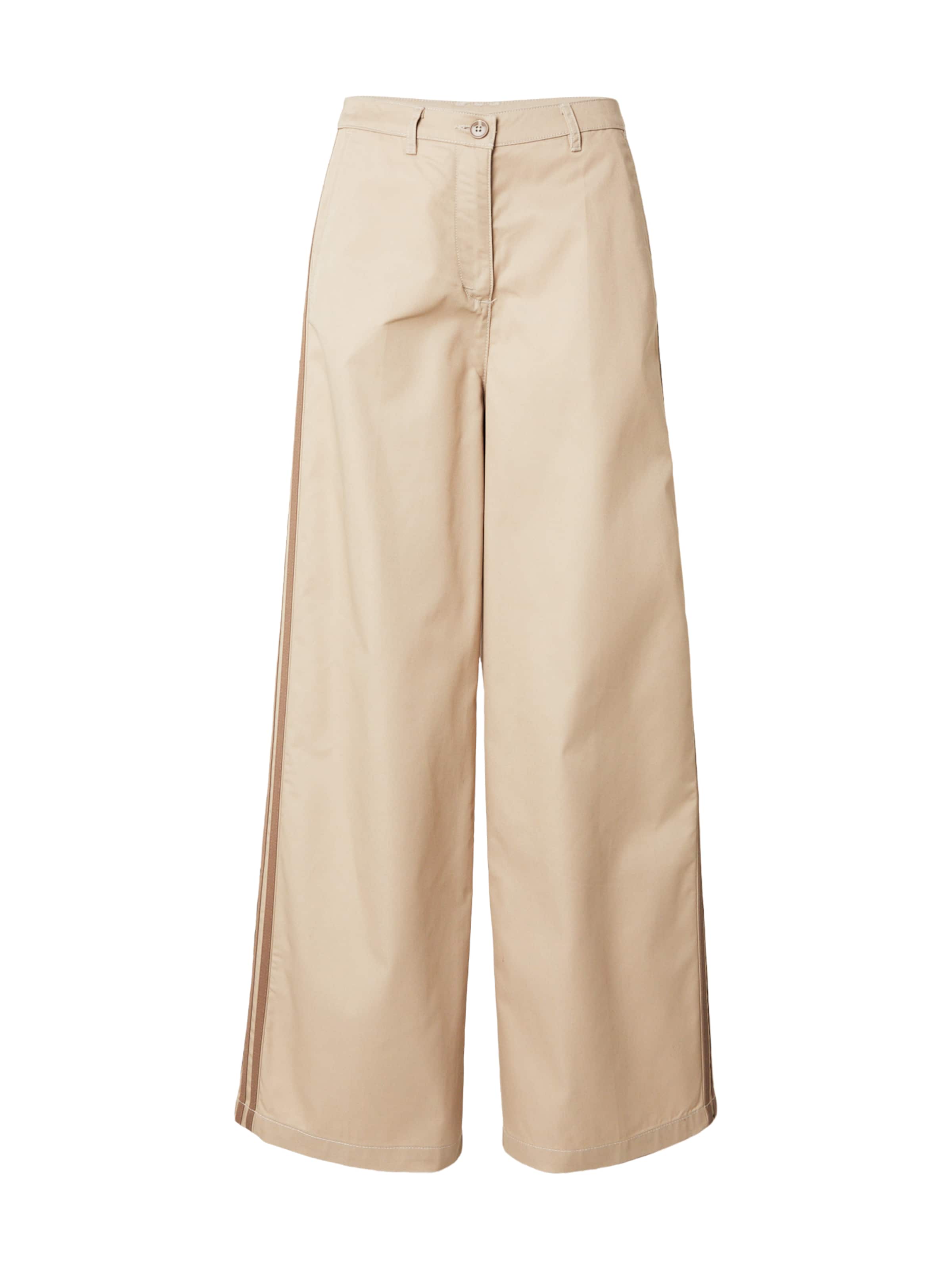 ADIDAS ORIGINALS Wide leg Παντελόνι σε πράσινο: μπροστά