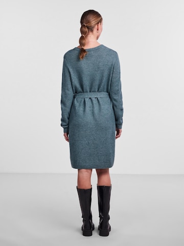 PIECES Knitted dress 'JULIANA' in Blue