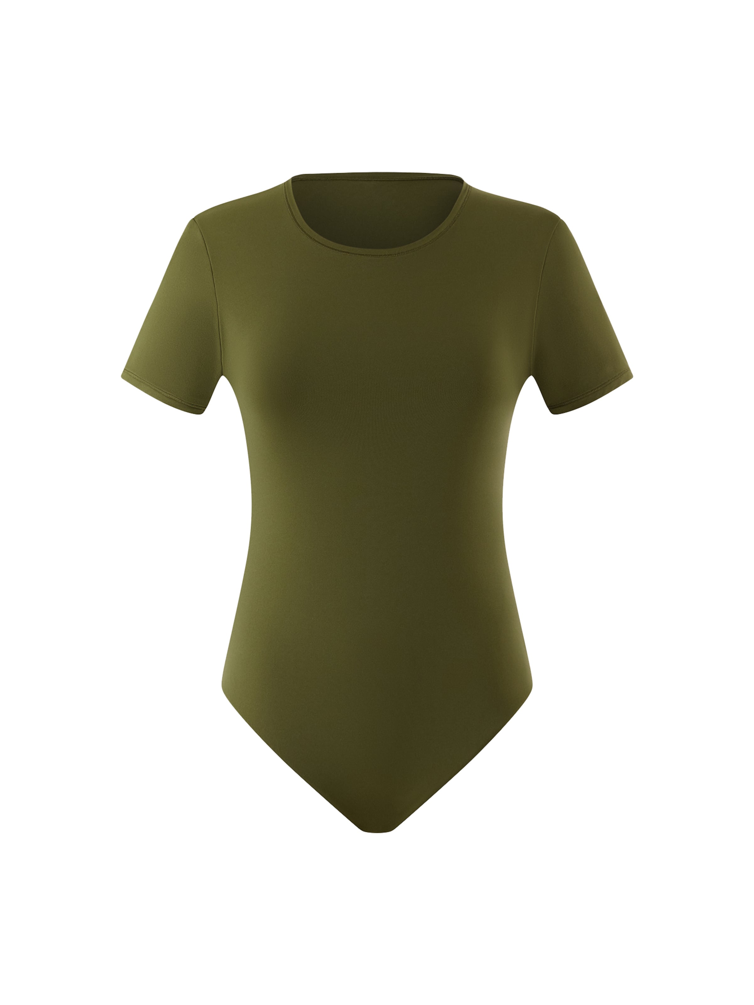 ETAM Shirt Bodysuit 'Pure Soft' in Green: front