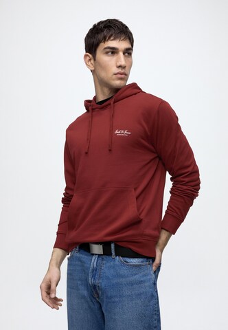 Sweat-shirt 'JJEARCHIVE' JACK & JONES en rouge