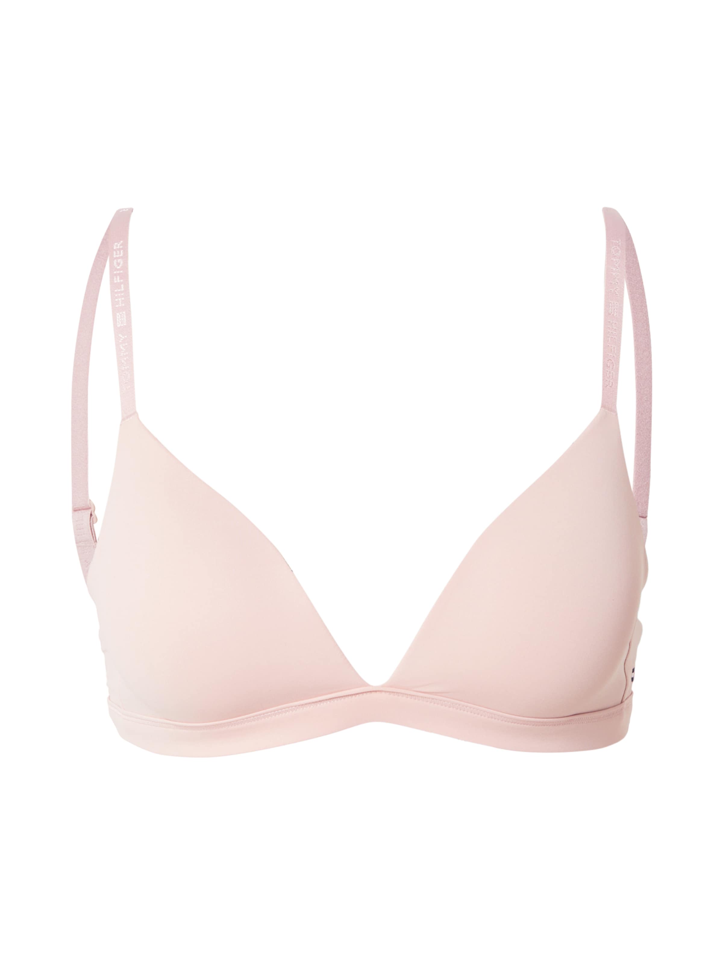 Tommy Hilfiger Underwear Trojúhelníková Podprsenka 'Essential' – pink: přední strana