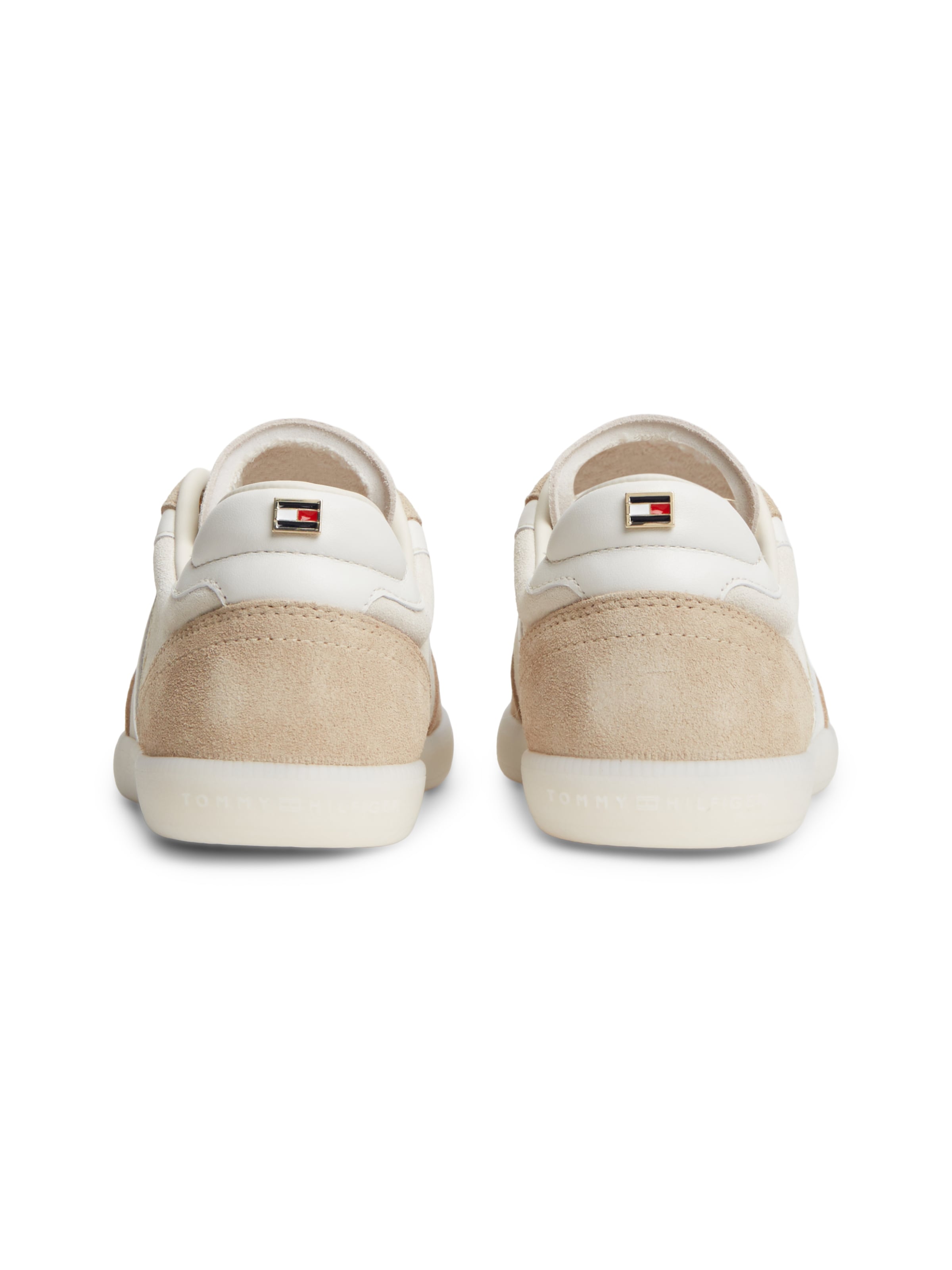 TOMMY HILFIGER Matalavartiset tennarit 'TRIBECA' värissä beige