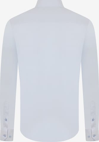 mėlyna DENIM CULTURE Standartinis modelis Marškiniai 'Bennie'