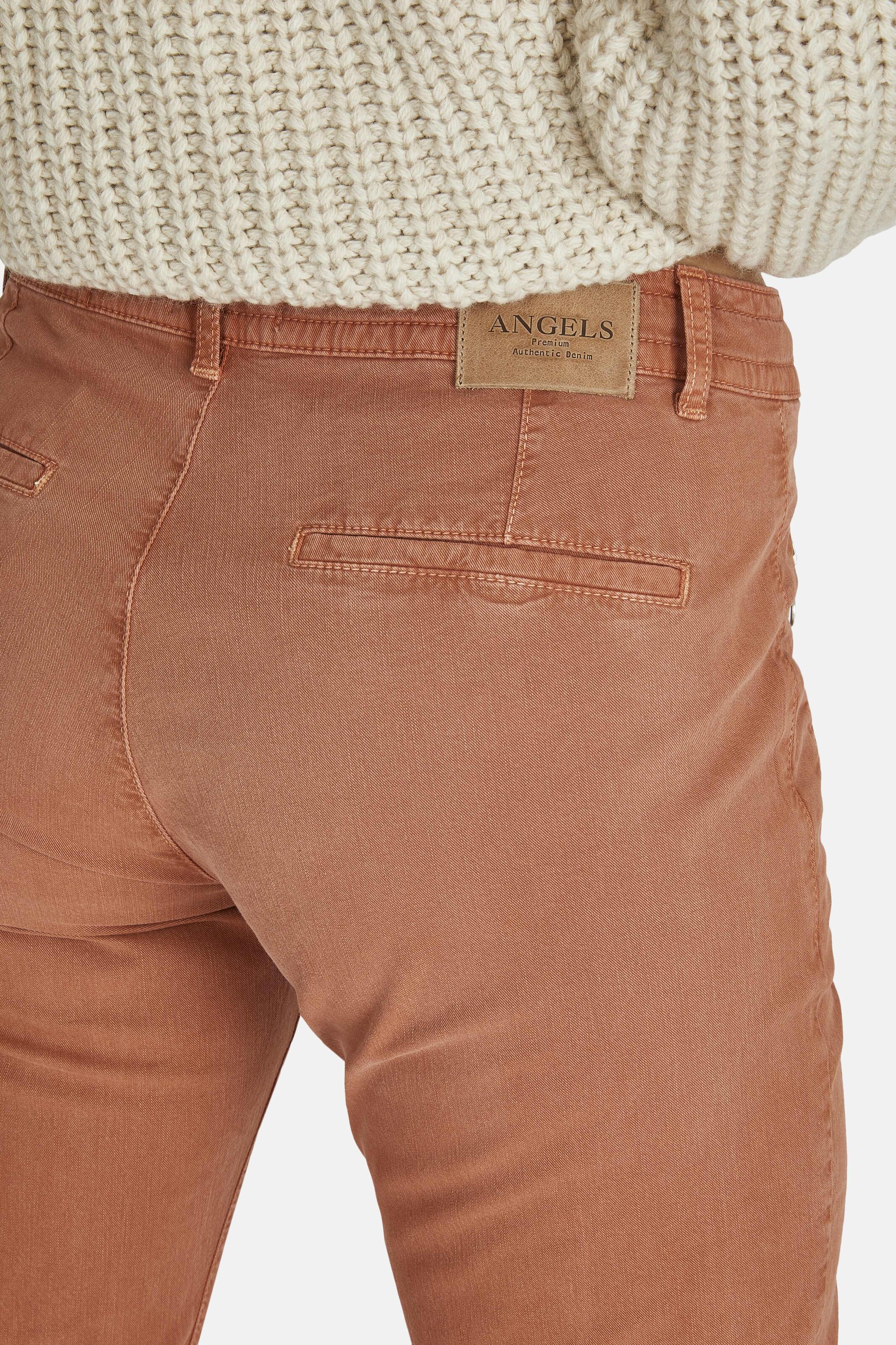 Frauen Große Größen Angels Hose 'Louisa' in Rostbraun - MM18057 Frauen Große Größen Angels Hose 'Louisa' in Rostbraun - MM18057