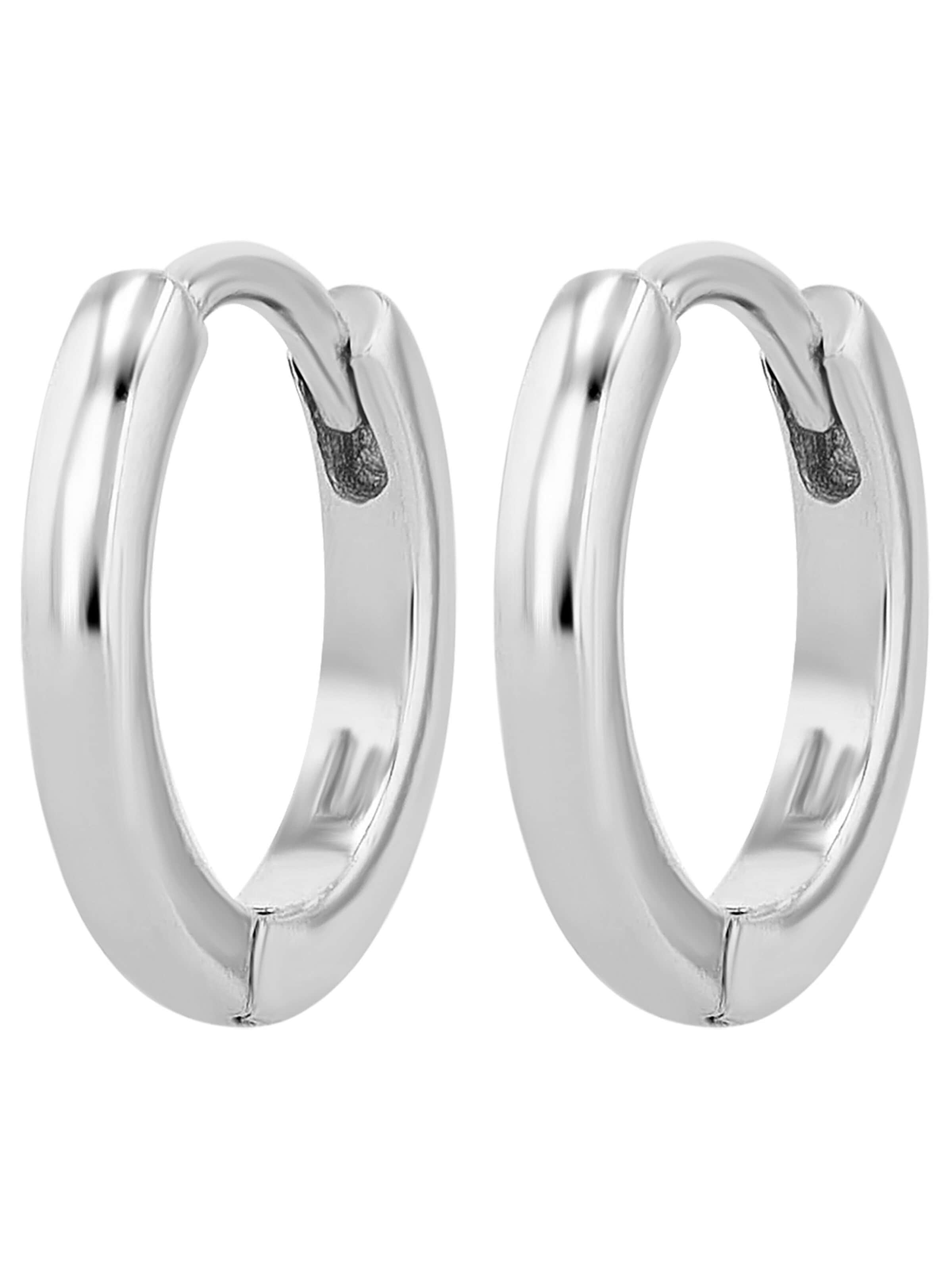 Akzent Ohrringe 'Veera, 925 Sterlingsilber, langlebig'‌‌‌‌‌‌‌‌ in Silber: Vorderseite
