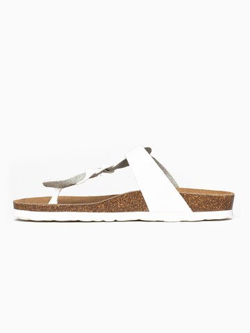 Bayton T-bar sandals 'Huelva' in White